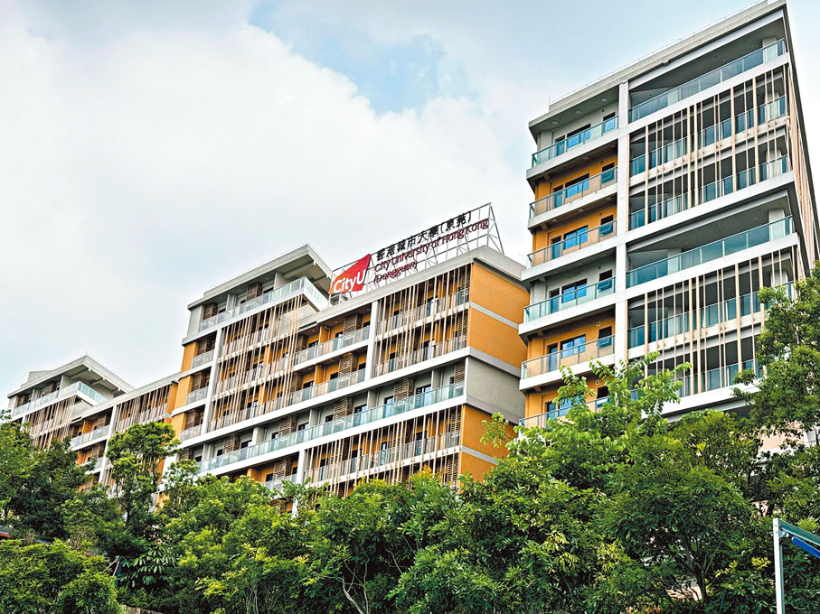 ◆學生宿舍樓環境較為優美。