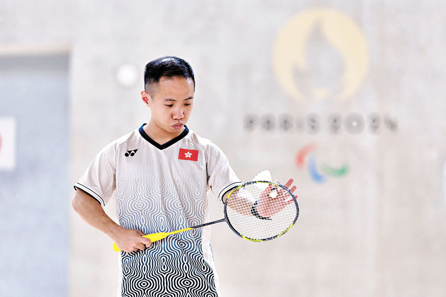 ◆朱文佳無緣獎牌。中國香港殘疾人奧委會圖片