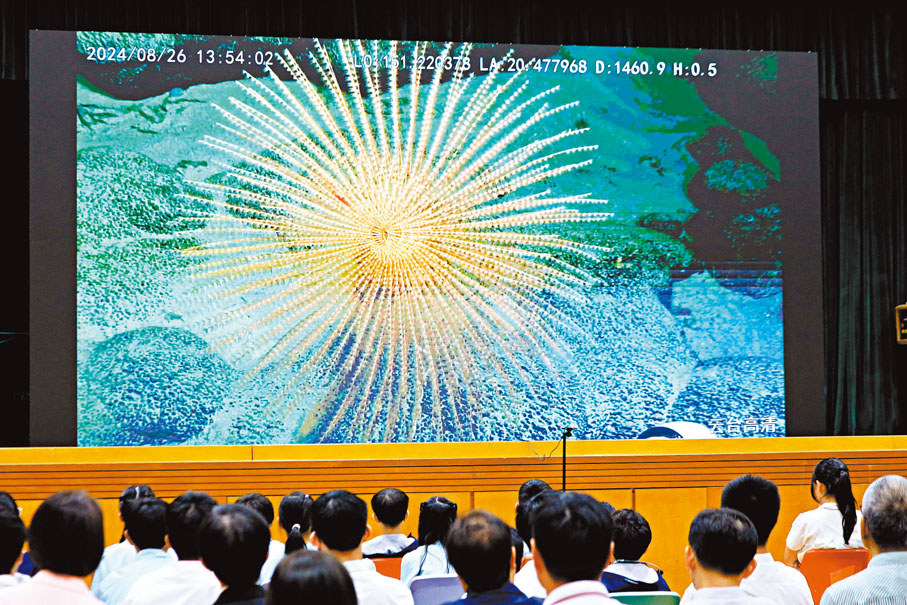 ◆「蛟龍號」拍攝到海洋生物高清照片。