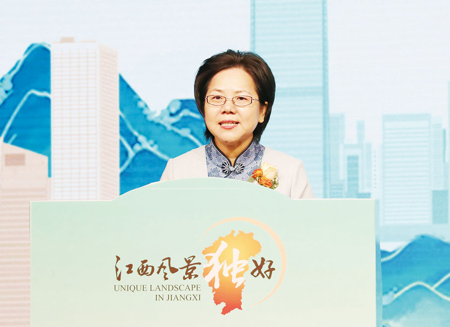 ◆ 江西省文化和旅遊廳黨組書記、廳長梅亦致辭。