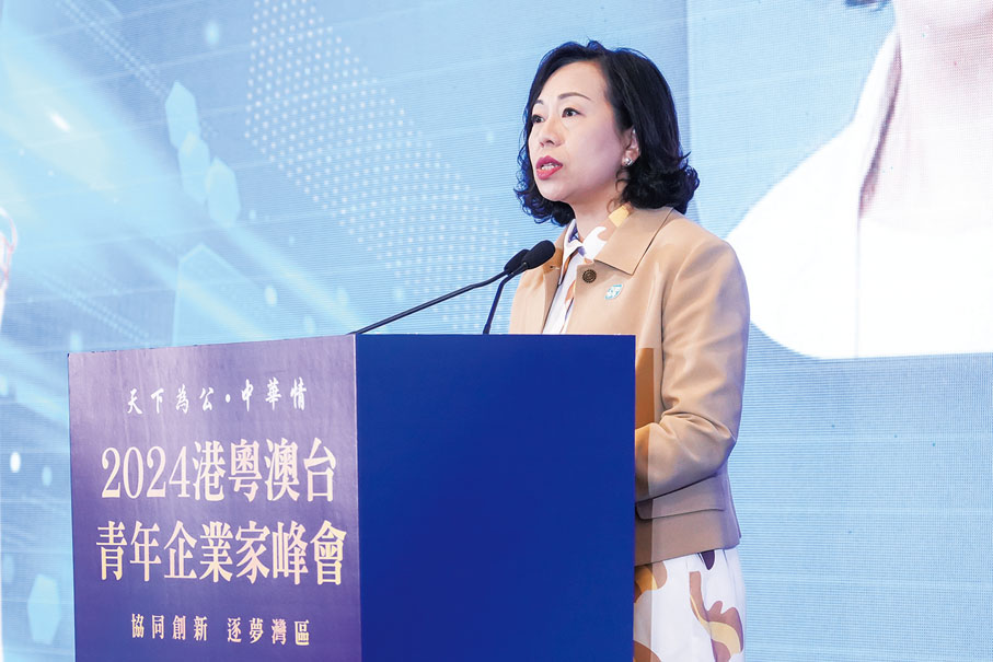 ●民政及青年事務局局長麥美娟擔任主旨演講嘉賓。