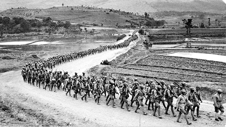 ●中國遠征軍。 網上圖片