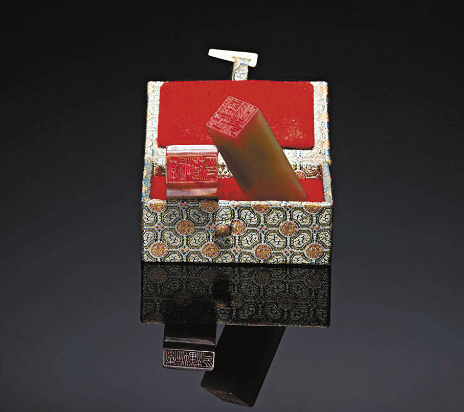 ●李小龍私人印章。   圖：朱利安拍賣行