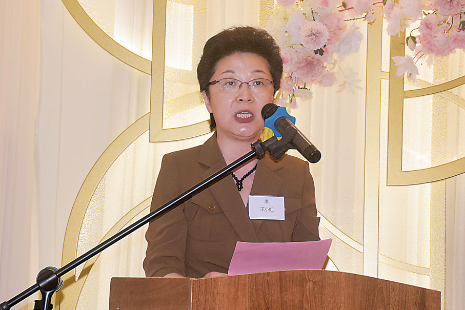 ●王小紅致辭。