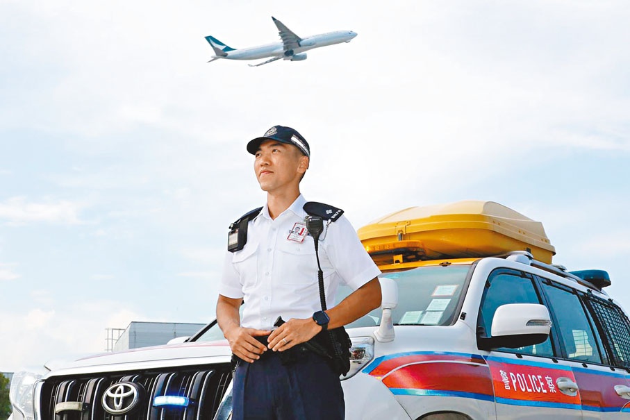 ●葉文權現時駐守機場警區。