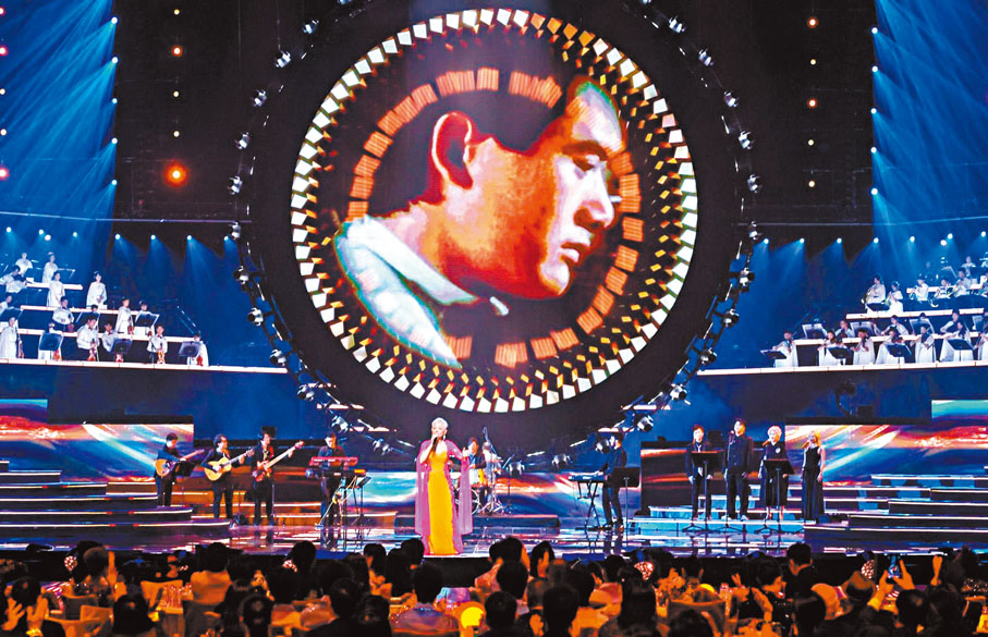 ●葉麗儀演唱經典劇集《上海灘》同名主題曲。