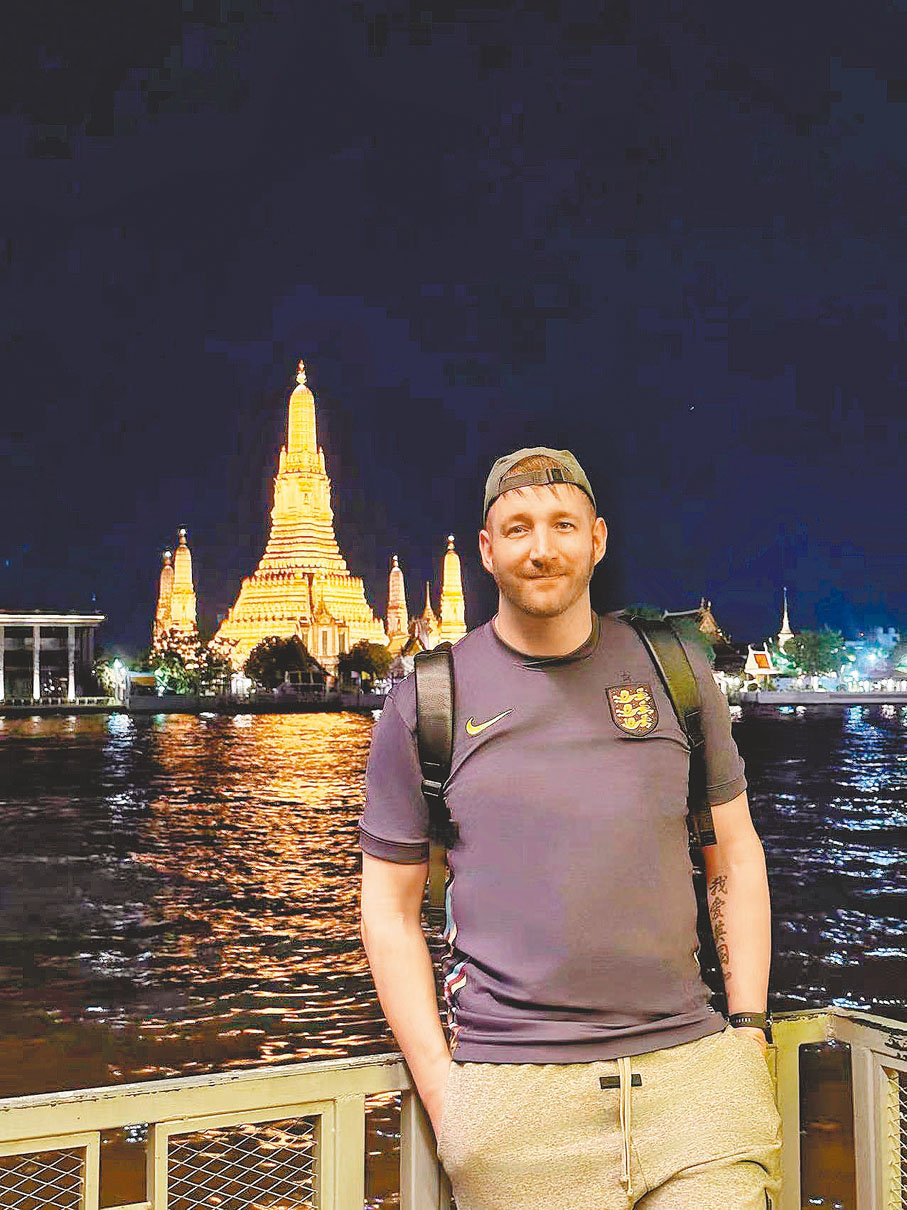 ●David期待去遊戲中的景點實地打卡。 受訪者供圖