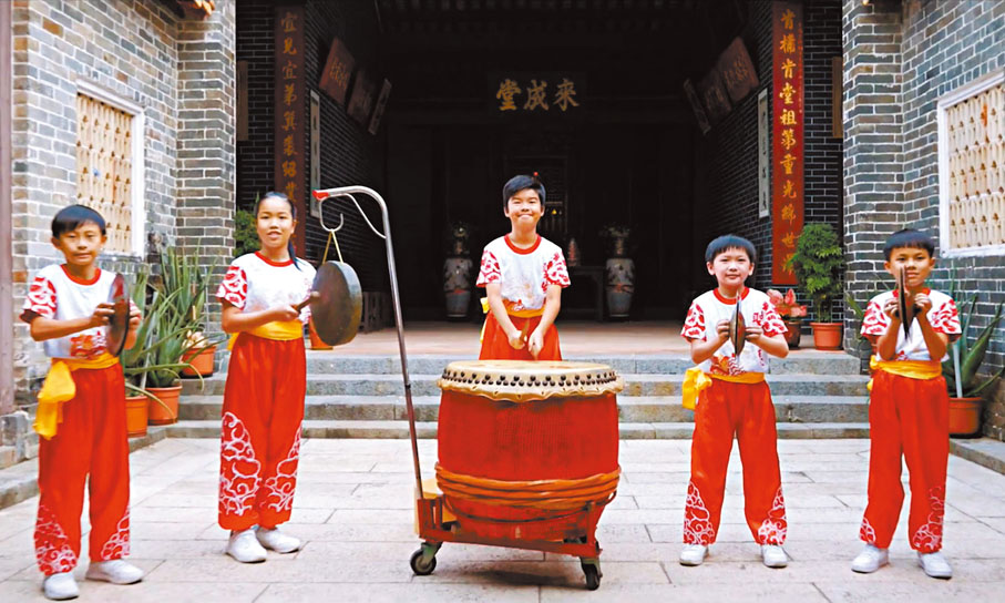 ●教肓局製作《少年中國說2024》音樂錄像。錄像截圖