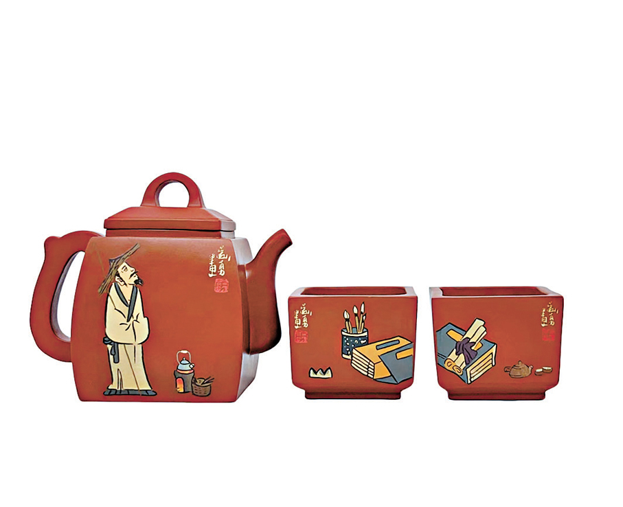 ●《「榮州陶」一澄東坡文人壺》