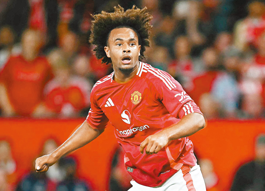 ●新兵約舒亞舒克斯肩負起為曼聯重振鋒力的希望。  資料圖片