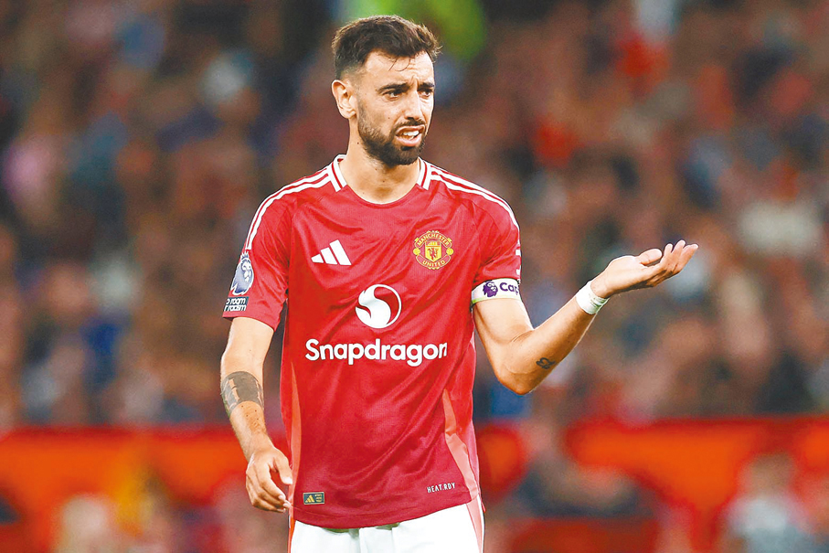 ●「紅魔」隊長般奴費南迪斯今季狀態大不如前。  資料圖片