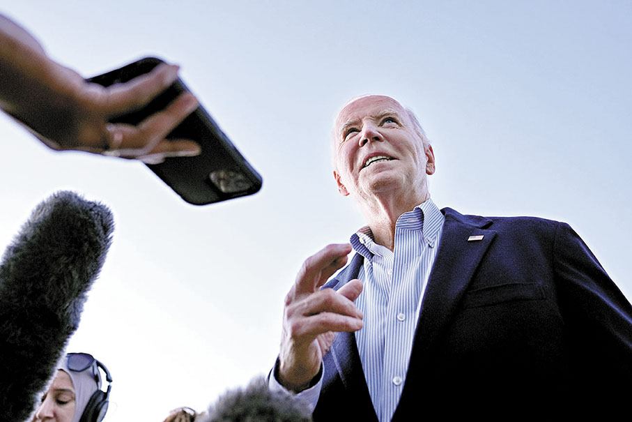 ●拜登稱不相信以色列及伊朗會爆發全面戰爭。 美聯社