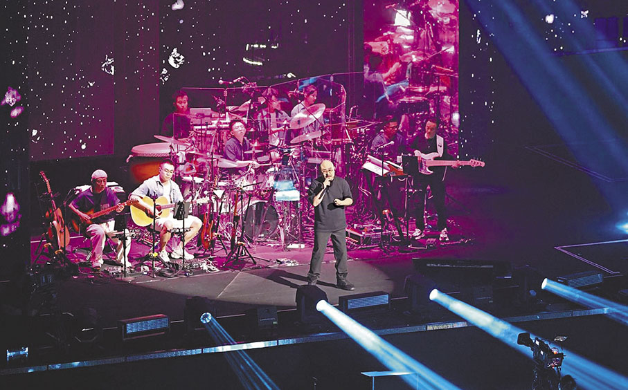 ●刀郎廣州演唱會昨晚開唱。