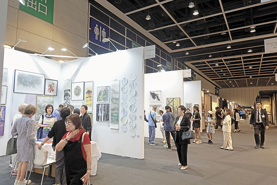 ●典亞藝博2024展覽現場。