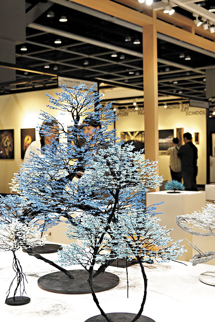 ●夢工房畫廊帶來小野川直樹的作品。