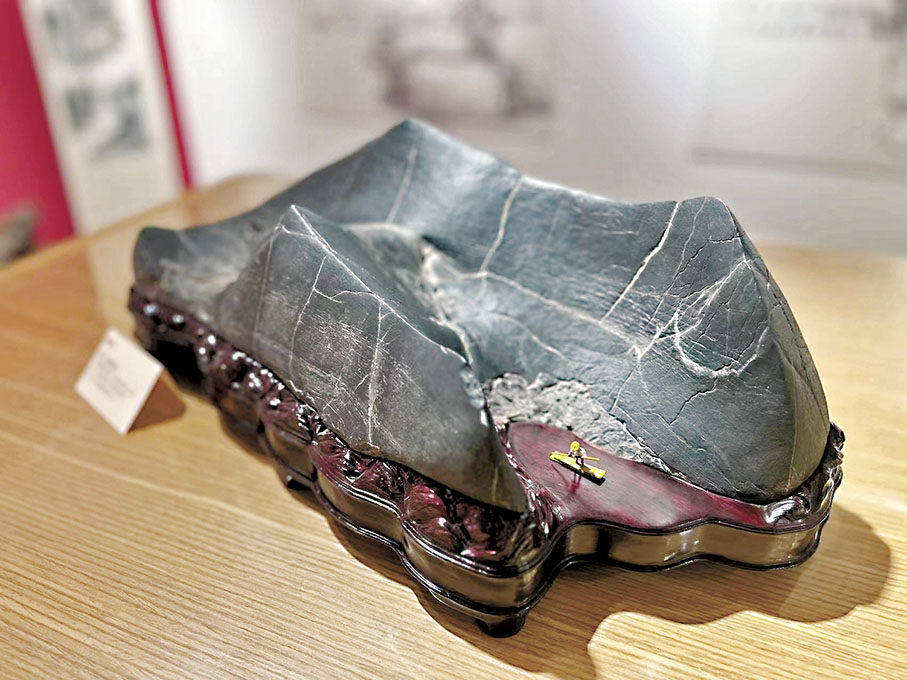 ●每塊石頭都承載着獨特的故事，散發獨特魅力。 胡茜 攝