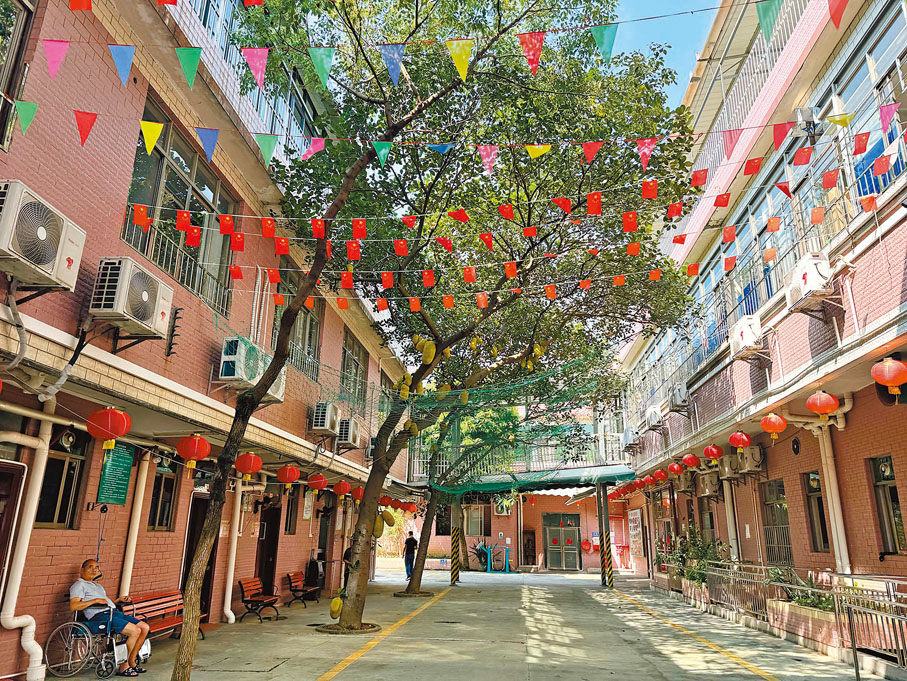 ●福壽居頤養院是由廠房改建而成。 香港文匯報記者盧靜怡 攝