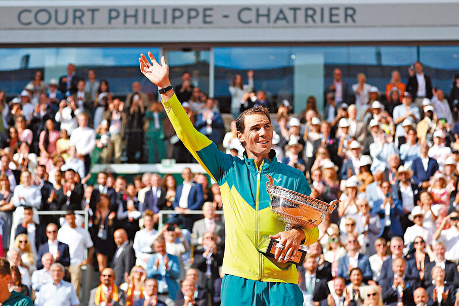 ●拿度寫下了網球壇一段輝煌的傳奇。資料圖片