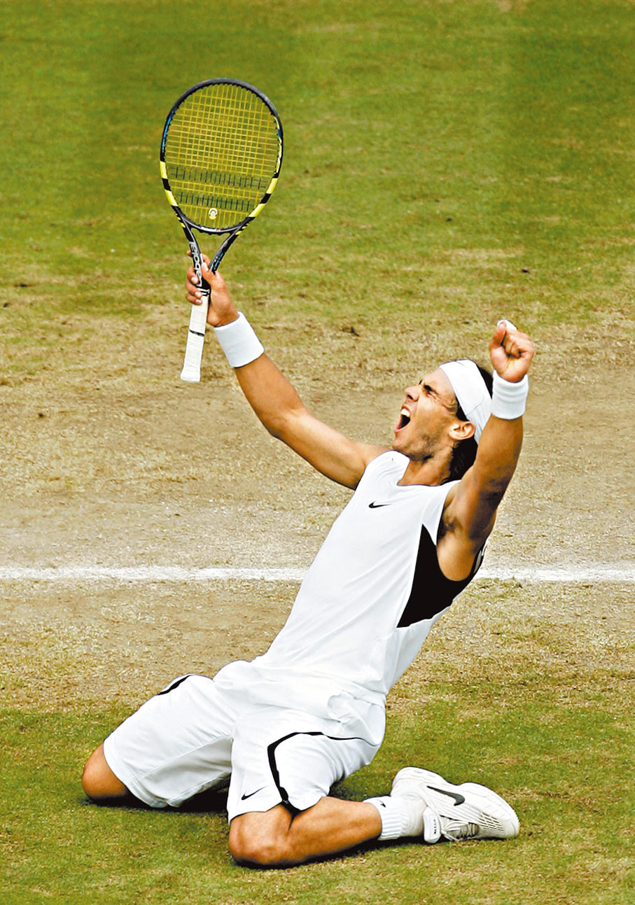 ●拿度的激情慶祝畫面將會成為球迷們的寶貴回憶。 資料圖片