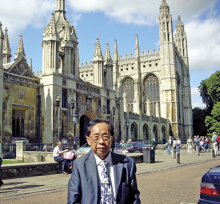 ●陳清泉於2006年在英國劍橋大學擔任客座教授 。