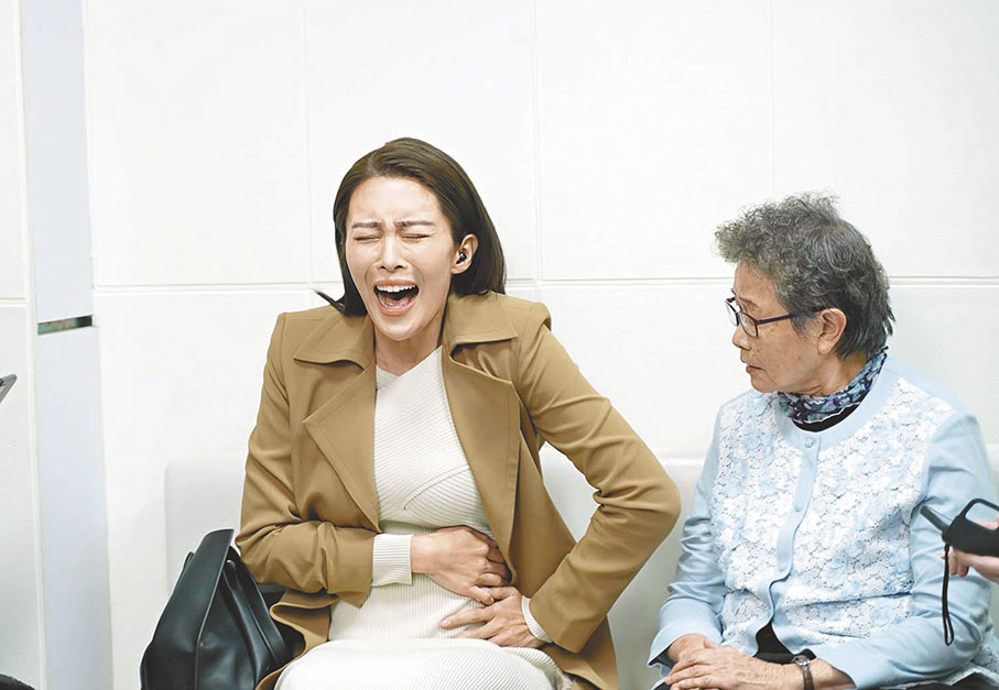 ●張曦雯在《廉政行動2024》演孕婦。