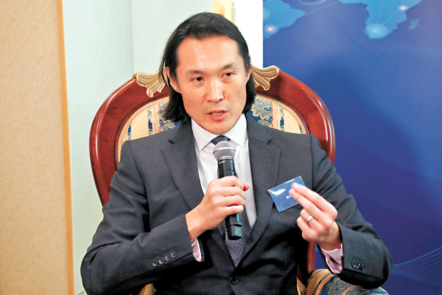 ●華光海運代表趙式慶稱，香港貿易、金融和航運樞紐的軟實力，可以貢獻國家的長遠發展策略。