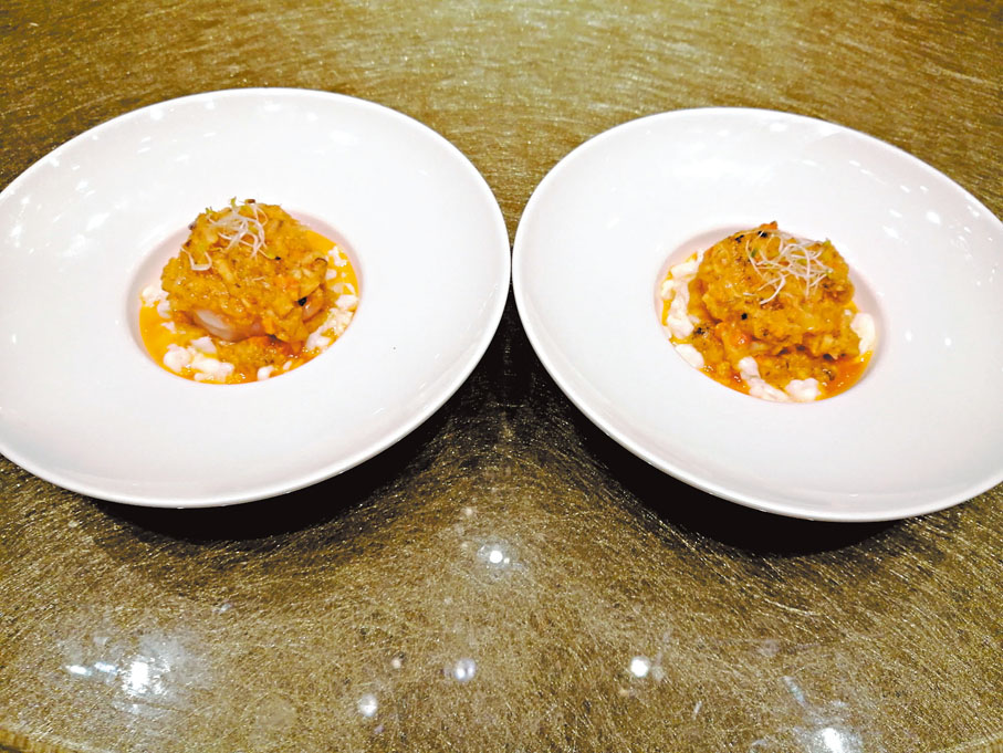 ●芙蓉蟹粉蝦球