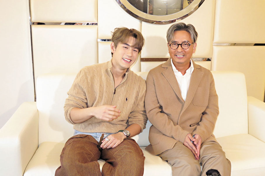 ●謝君豪（右）與魏浚笙好投契。