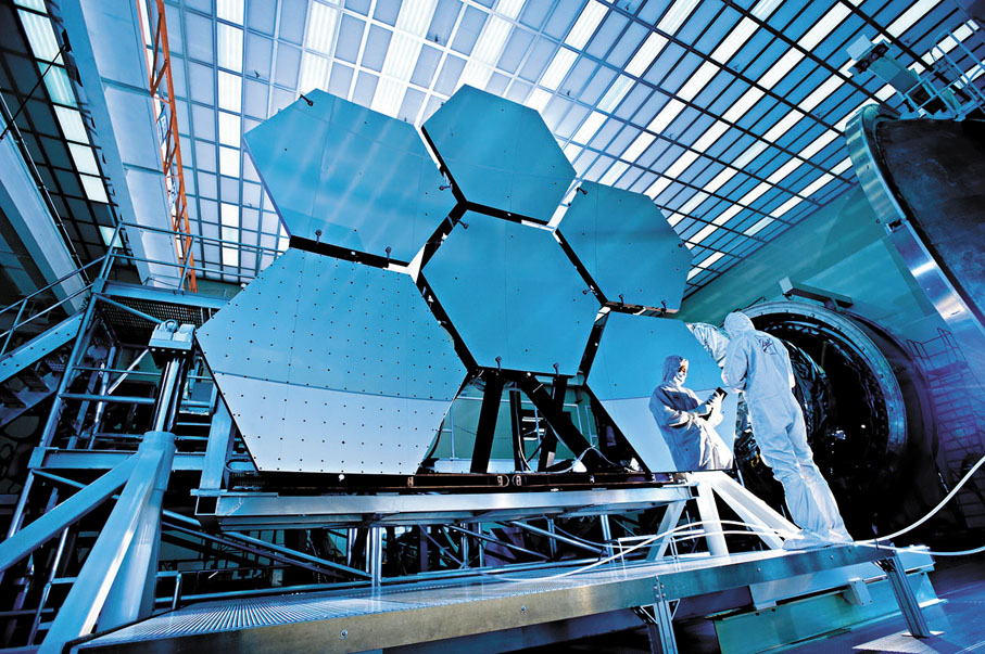 ●圖為詹姆斯·韋伯太空望遠鏡（JWST）。網上圖片
