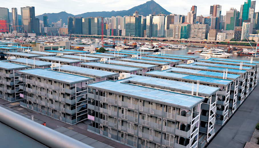 ●建成後從未啟用的啟德跑道區社區隔離設施將改建成青年驛站旅舍。香港文匯報記者黃艾力 攝