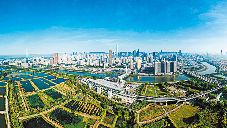 ●河套深港科技創新合作區。 資料圖片