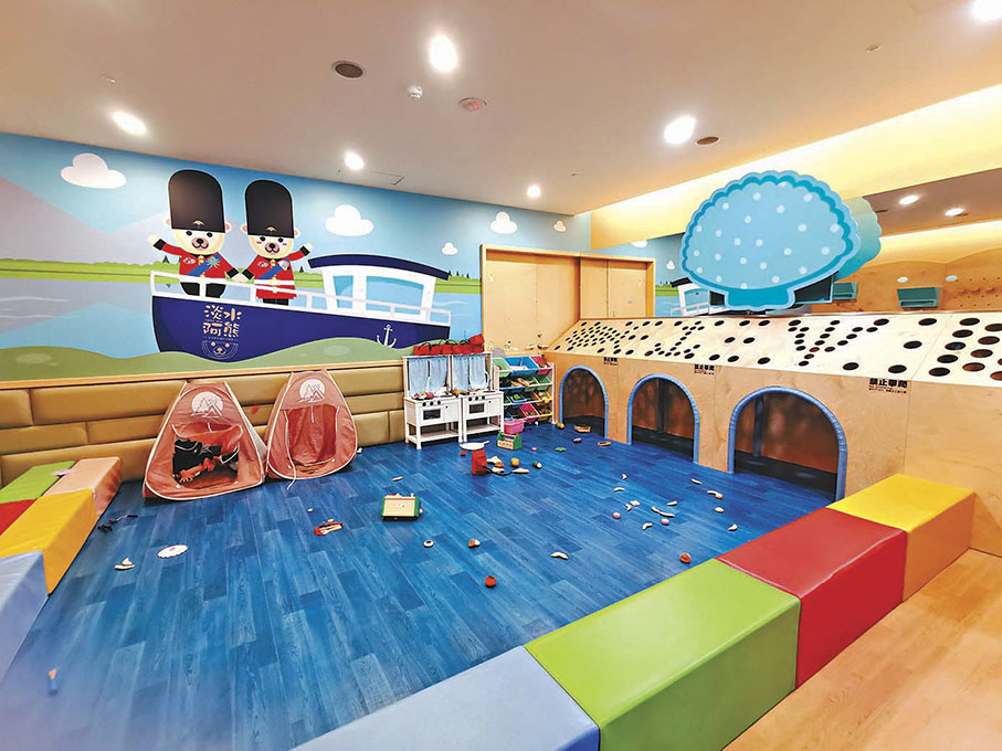●飯店內兒童玩樂設施非常多。