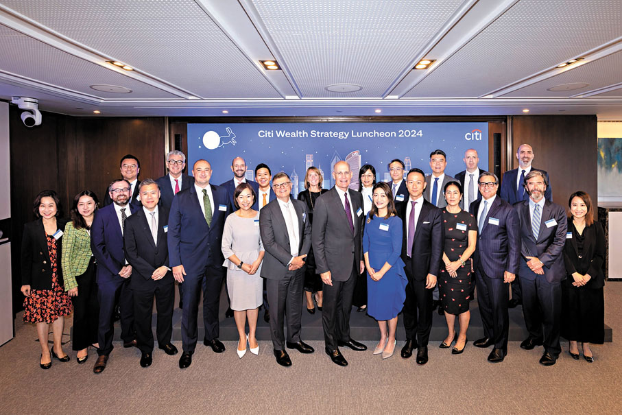 ●花旗財富主管Andy Sieg訪港與員工及客戶會面。