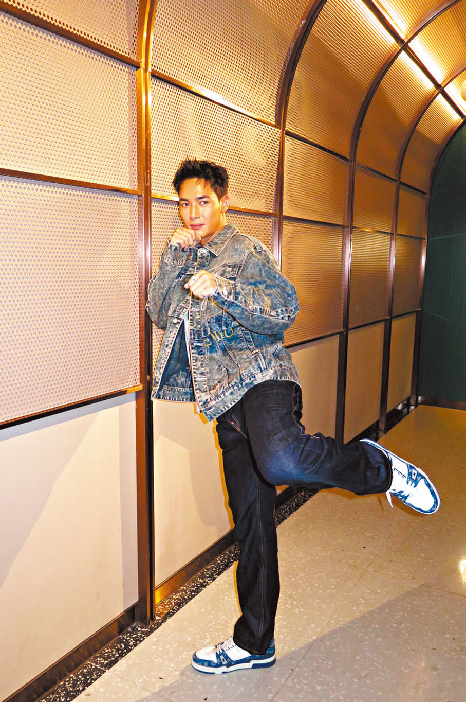 ●楊天宇即場展示功架。