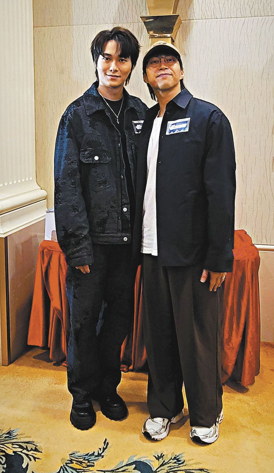 ●吳業坤(右)及胡鴻鈞將合作演出。