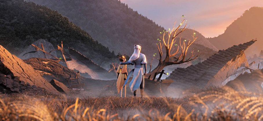 ●《落凡塵》是由2020年鍾鼎執導的動畫短片孵化而成，也是廣州美術學院2020屆學生畢業設計作品。