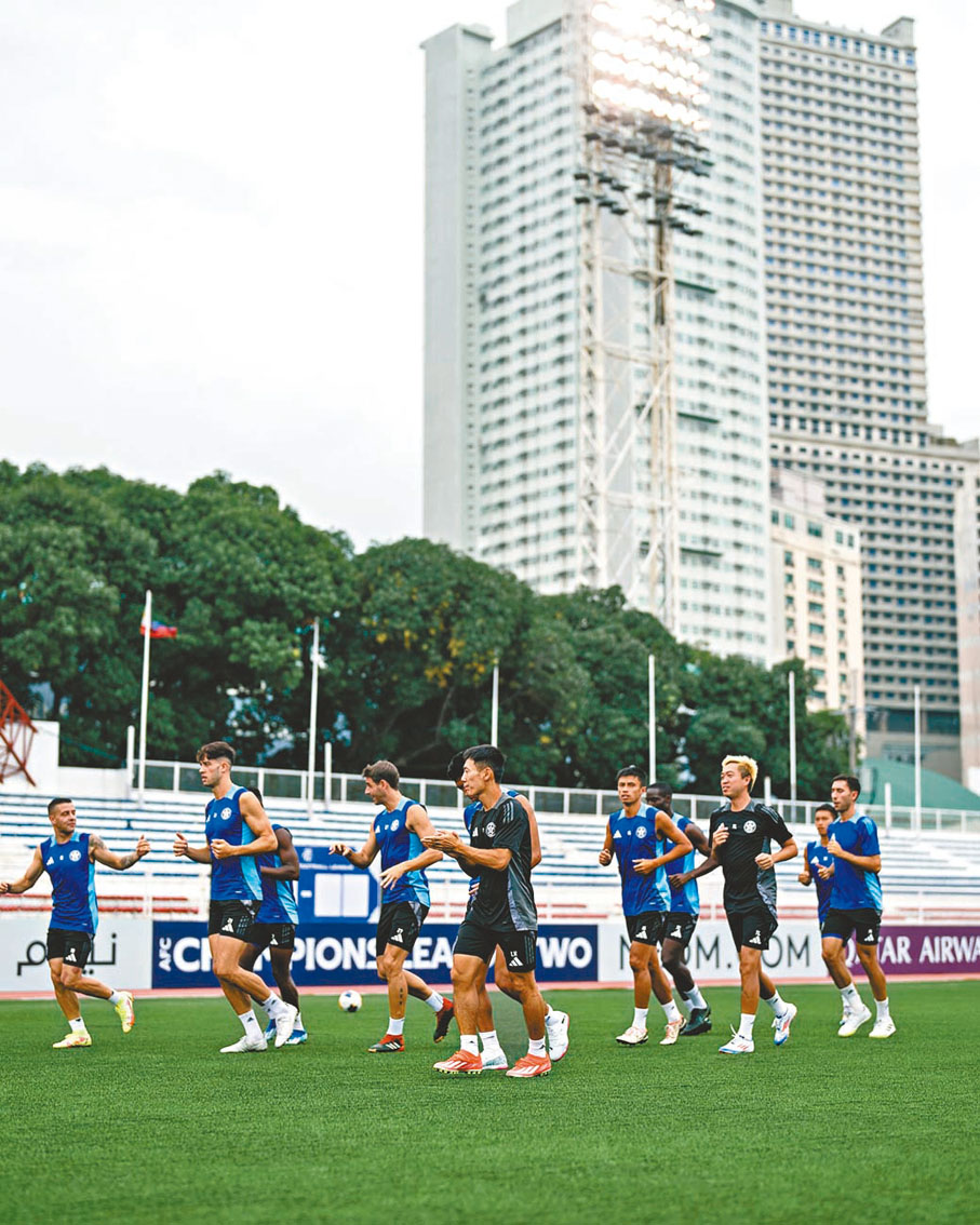 ●東方球員在備戰中。  東方足球隊圖片