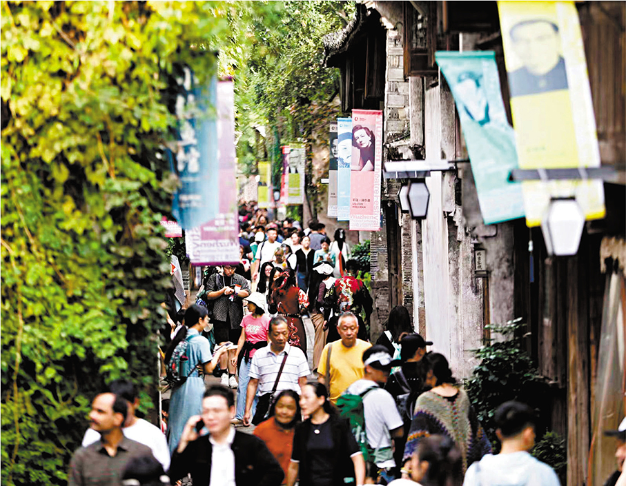 ●烏鎮充滿戲劇氛圍。