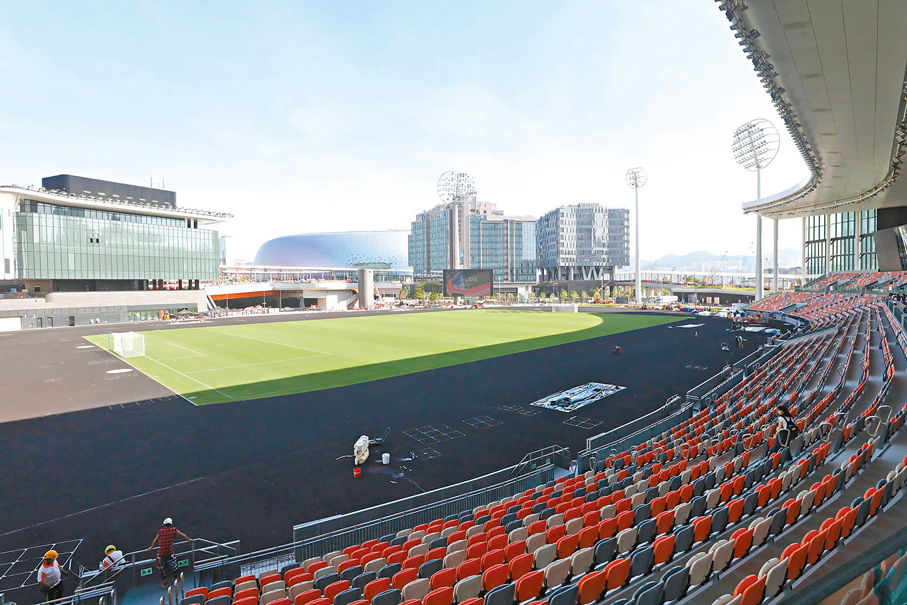 ● 啟德青年運動場將於今日進行一場足球賽事。 資料圖片
