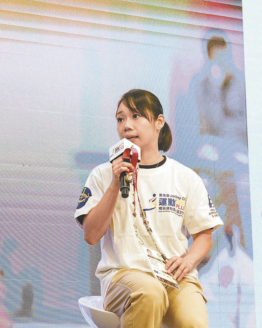 ●劉慕裳早前到了日本訓練精進技術。 香港文匯報記者葉詩敏 攝