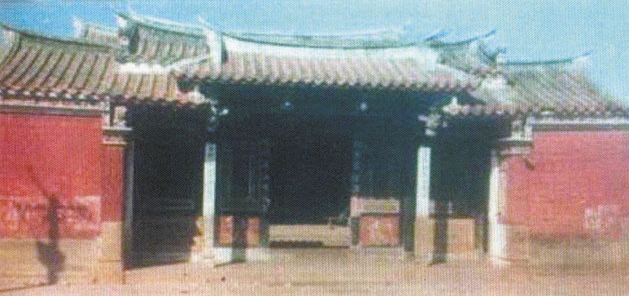 ●錢江施氏大宗祠。1914年至1932年尊道在此辦學18年。 作者供圖