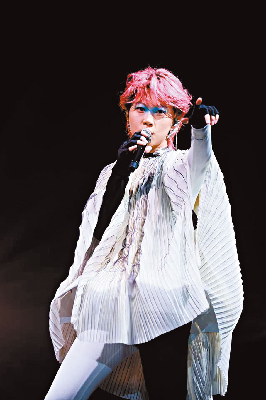 ●竇靖童在個唱上展示其音樂路上的成長。