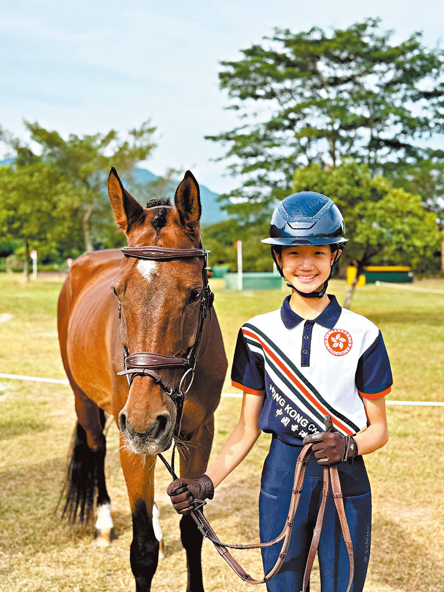 ●王嘉莉表現出色。  中國香港馬術總會圖片