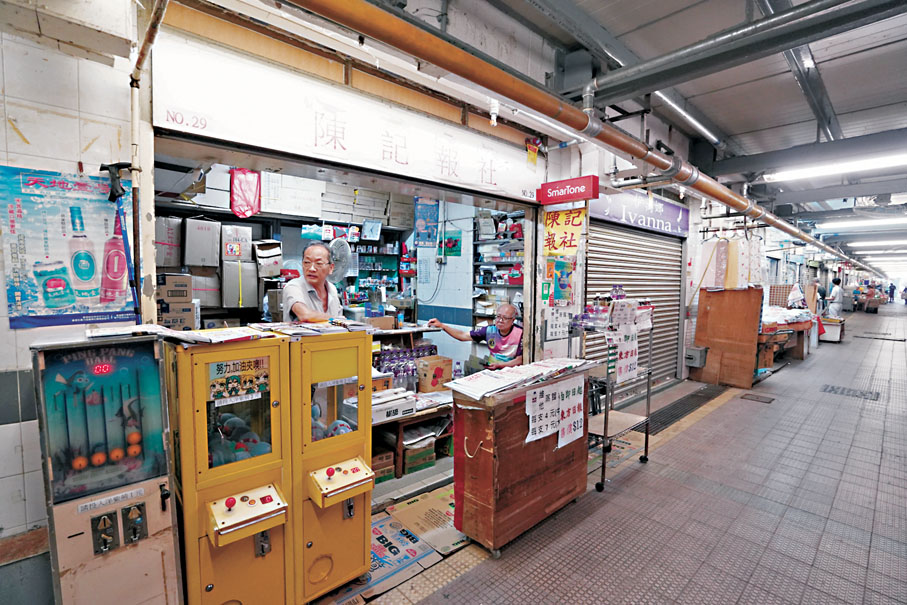 ●邨內老店並沒有很多外來客。香港文匯報記者曾興偉 攝