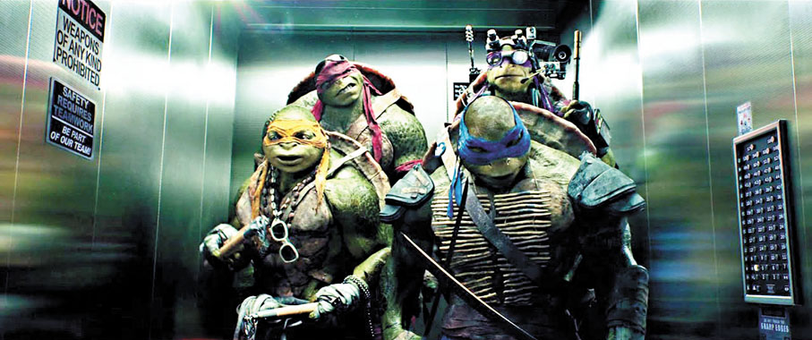 ●港版《忍者龜》劇照。