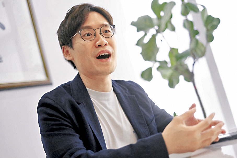 ● 林光政鼓勵年輕人參與香港青年內地實習計劃。 香港文匯報記者涂穴 攝