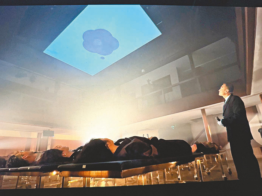 ●投影中的「高菩提」由GPT-4o扮演。 香港文匯報浙江傳真