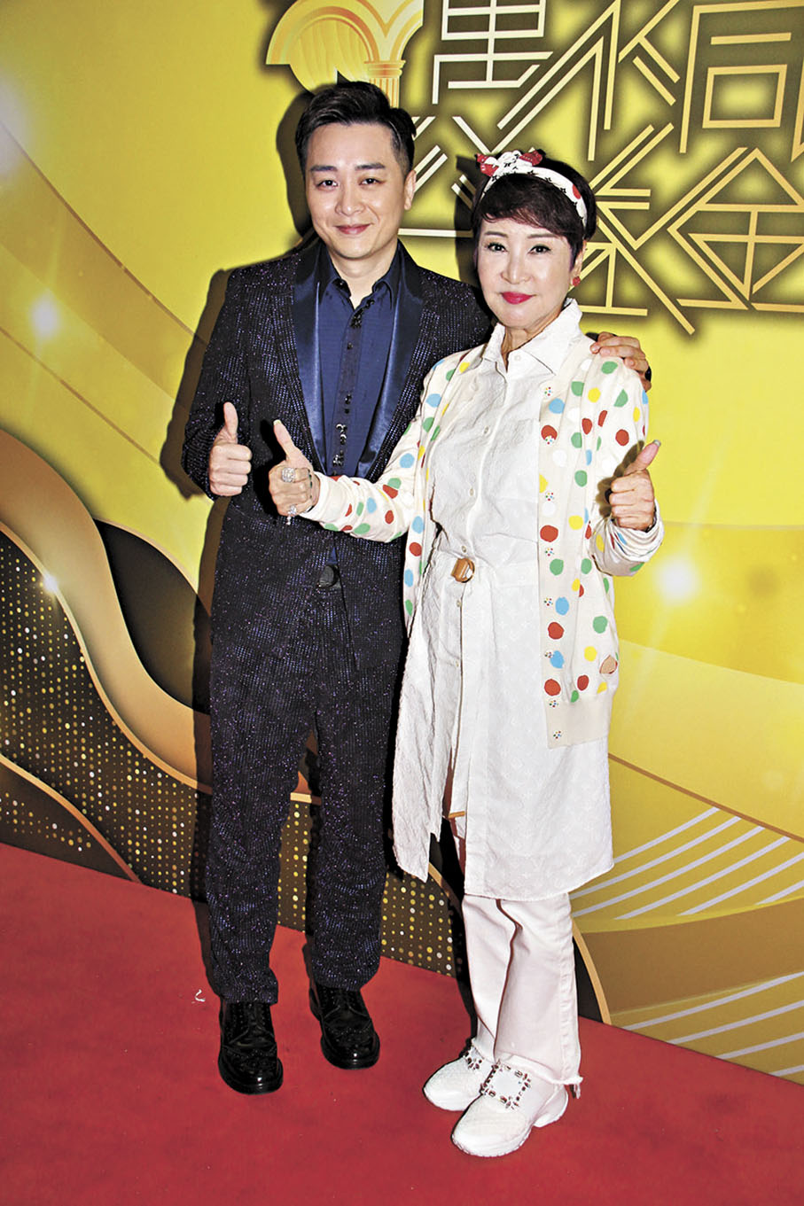 ●譚輝智常獲頭號粉絲狄波拉現身支持。 資料圖片