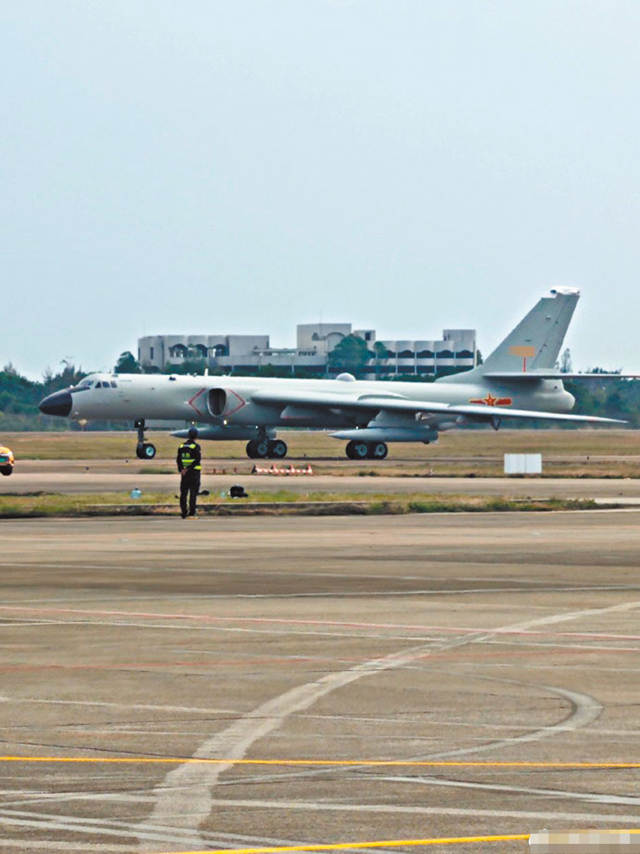 ●轟6K抵達珠海參加中國航展。 網上圖片