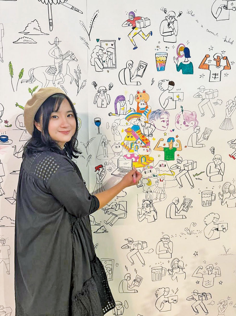 ●插畫公司「Messy Desk」創始人李美欣